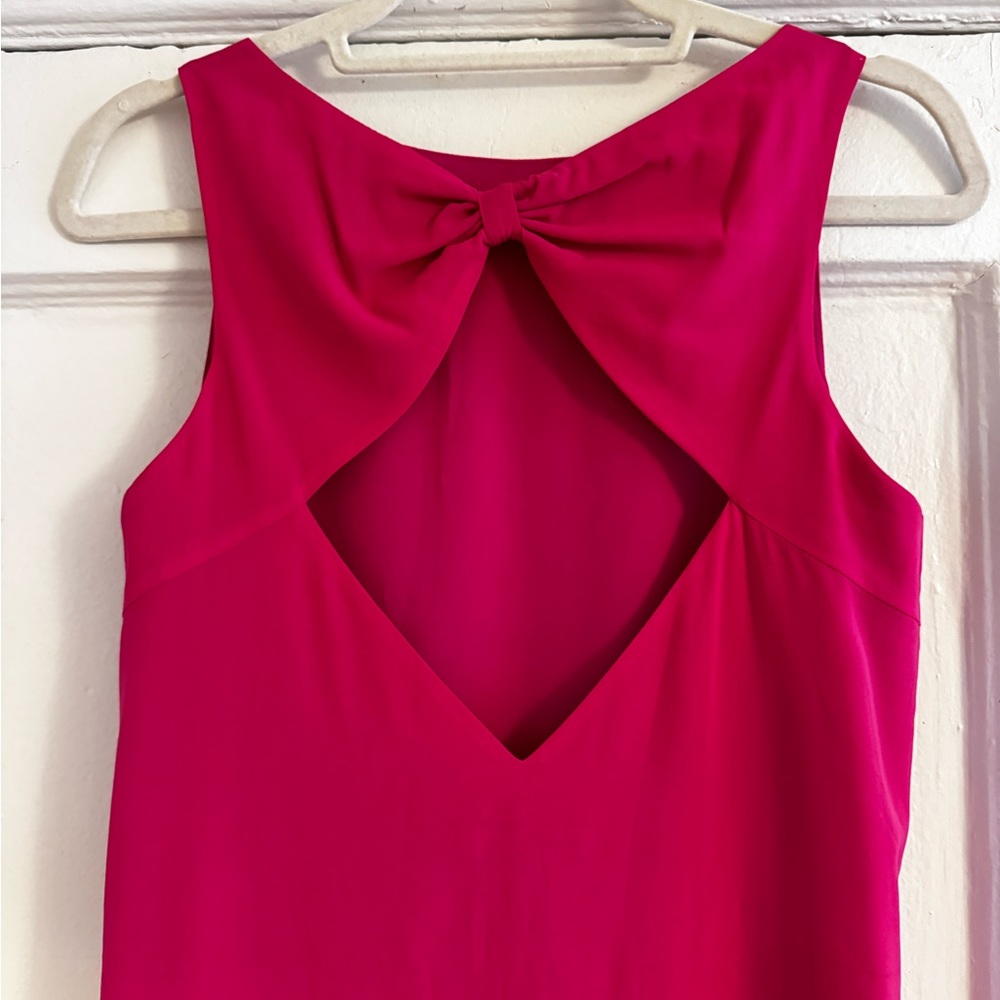 Alice & Olivia fuscia pink sleeveless shift dress sz XS like new